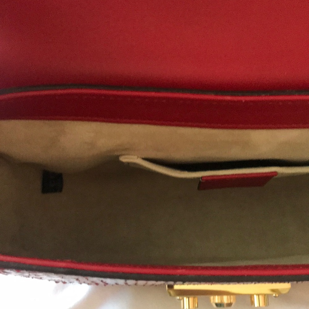 Gucci Red python bag - Picture 5 of 7